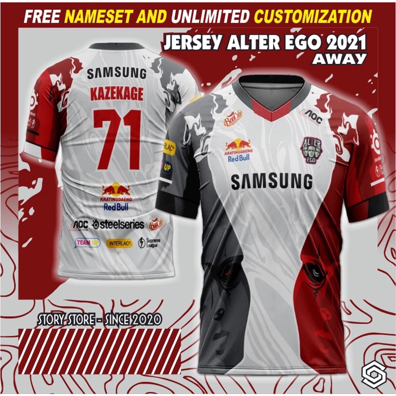 KAOS JERSEY ALTER EGO TERBARU