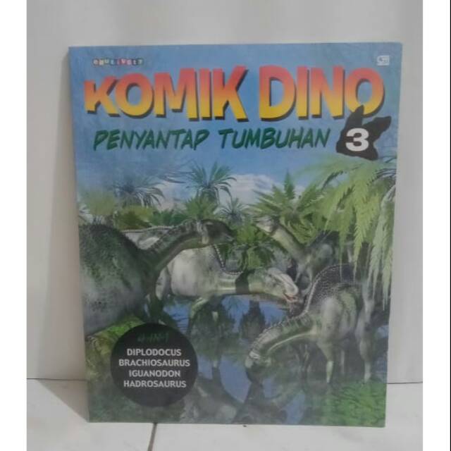 Buku Komik Dino Penyantap Tumbuhan Part 3