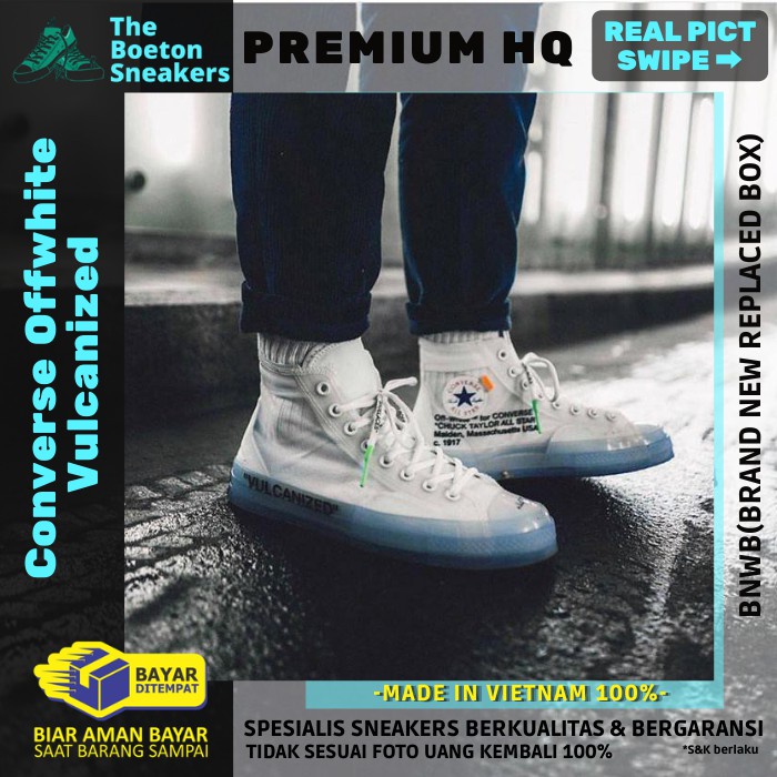 Sepatu Converse 70s Off White Putih Sneakers Pria Wanita Sneaker Fashion Import Premium Original