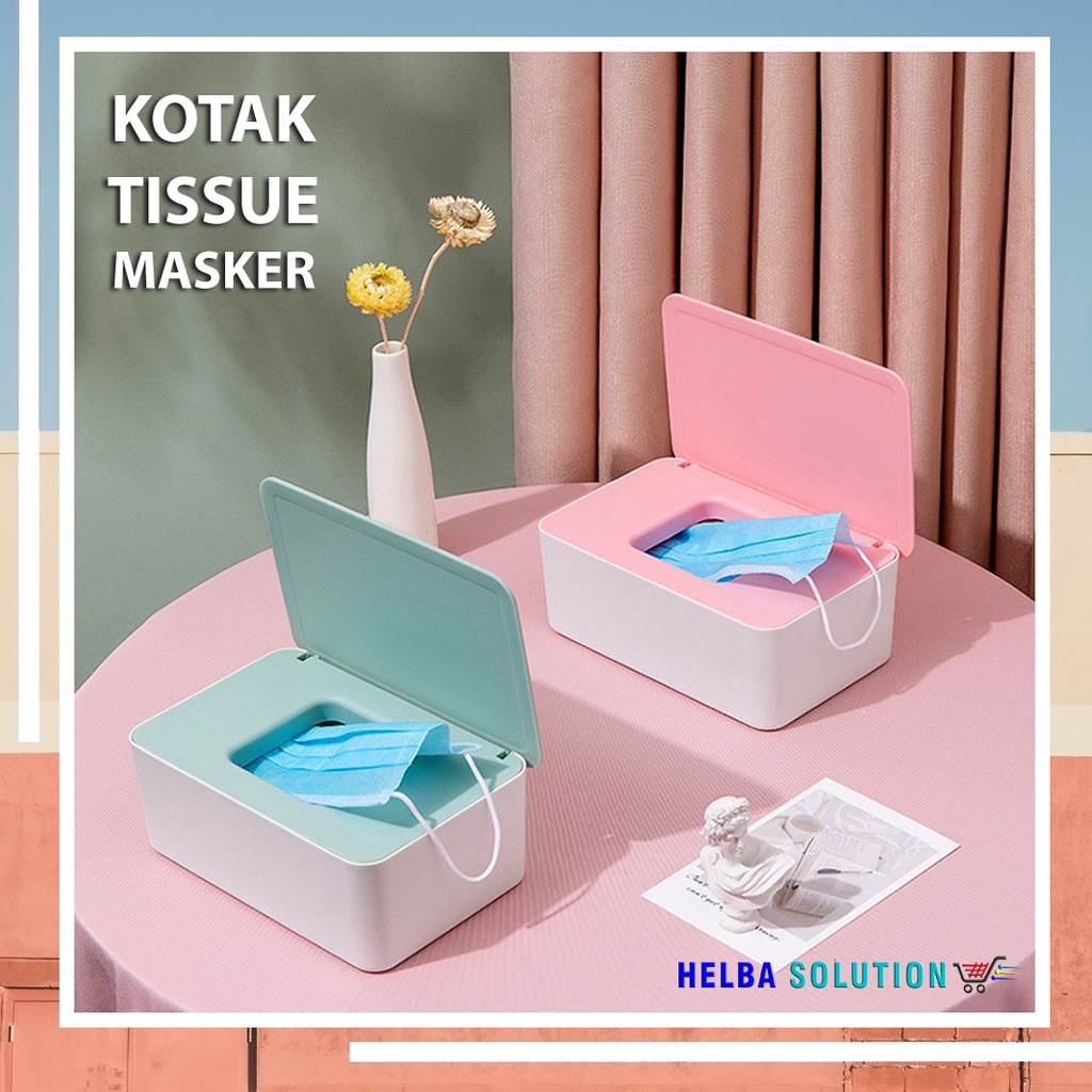 Kotak Tissue Dan Masker Tempat Tisu Higienis Anti Debu