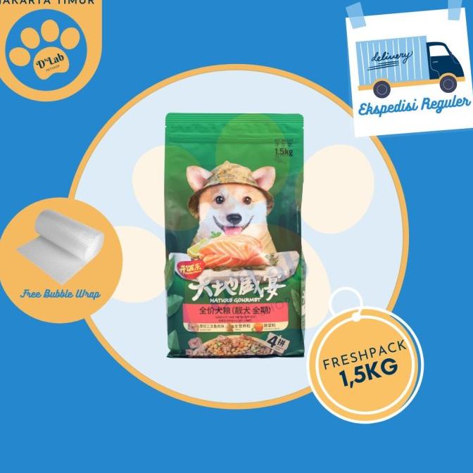 

Kitchen Flavor Salmon Coat For Beauty Dog Food 1.5Kg Freshpack 1.5 Kg