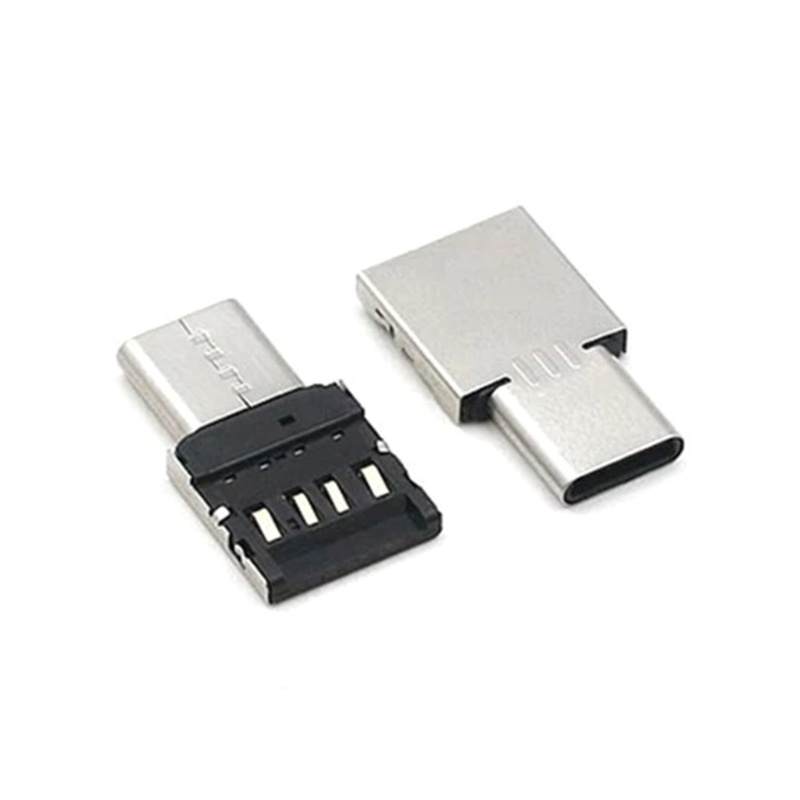 Vivi Adapter OTG Usb 2.0 Ke Tipe-C / Micro Usb Bahan Metal