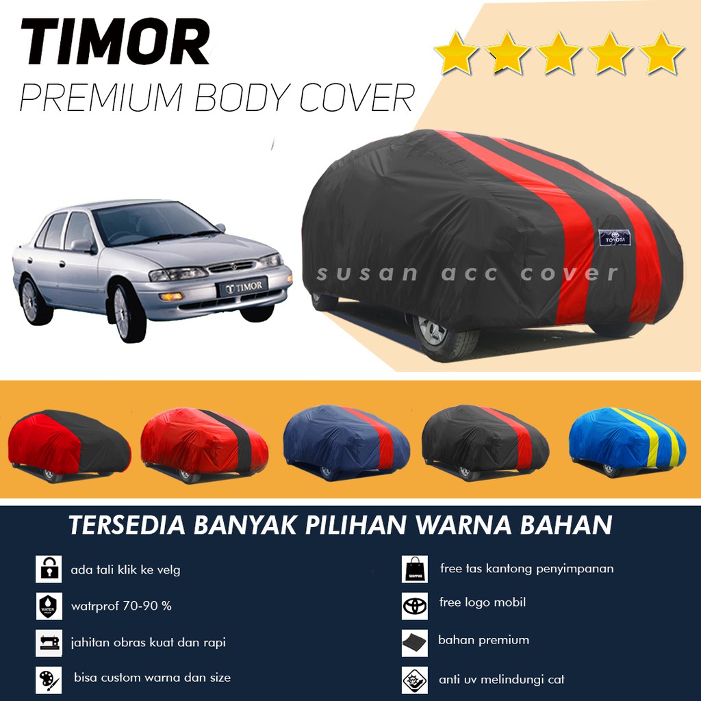 Body Cover Mobil Baleno Sarung Mobil Baleno/Sedan Timor/hyundai accent/lancer evo 3/accord/twincam