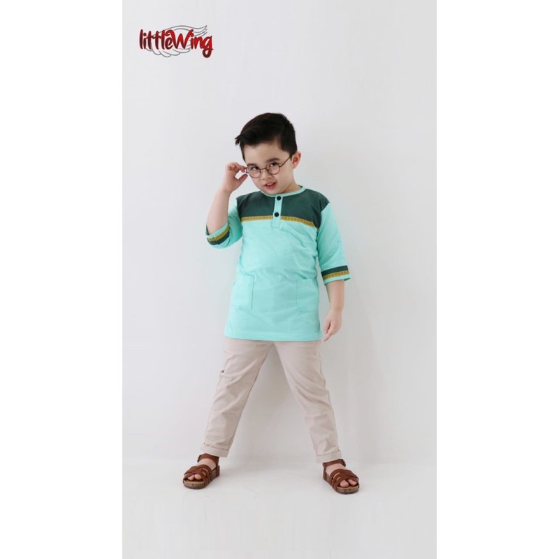 Set Kurta Anak Setelan Koko Nasekha Little Wing