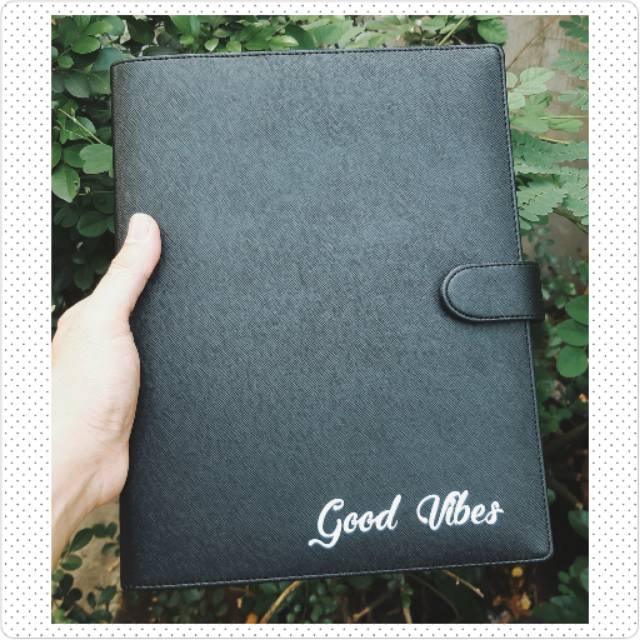 BINDER B5 (26RING) PRINT UV FREE CUSTOM NAMA / BISA CUSTOM LOGO &  GAMBAR