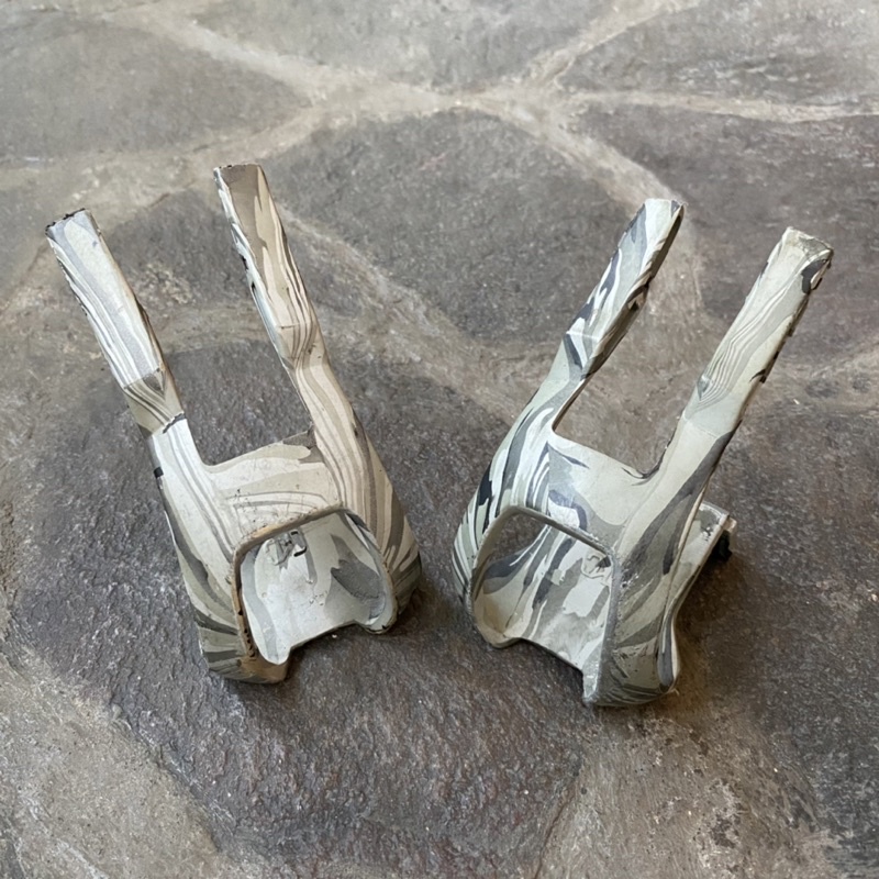 Toeclip CKC Taiwan Nylon Doublestrap Motif Like Mash Size L Used Fixie