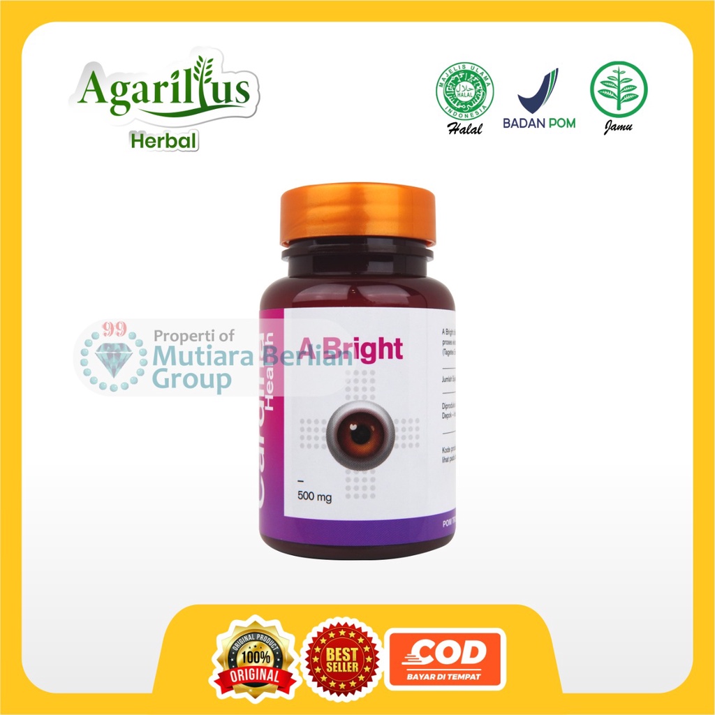 AGARILLUS BRIGHT (SUDAH BER BPOM) ANTIOKSIDAN BAIK UNTUK MENJAGA KESEHATAN MATA, MELINDUNGI MATA DAR