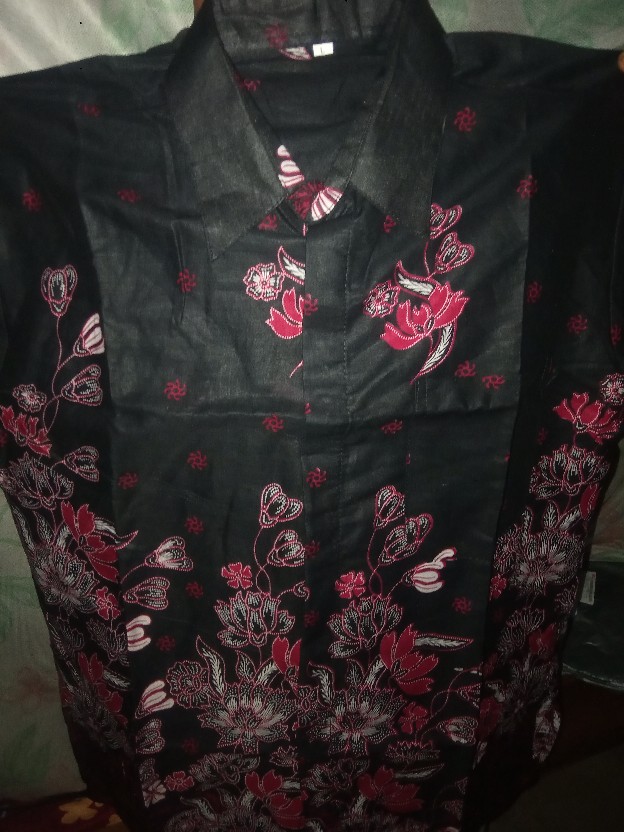 Batik Couple Keluarga Sania Ruffle Ori Ndoro Jowi Dnt Motif Sakura Merah Termurah Shopee