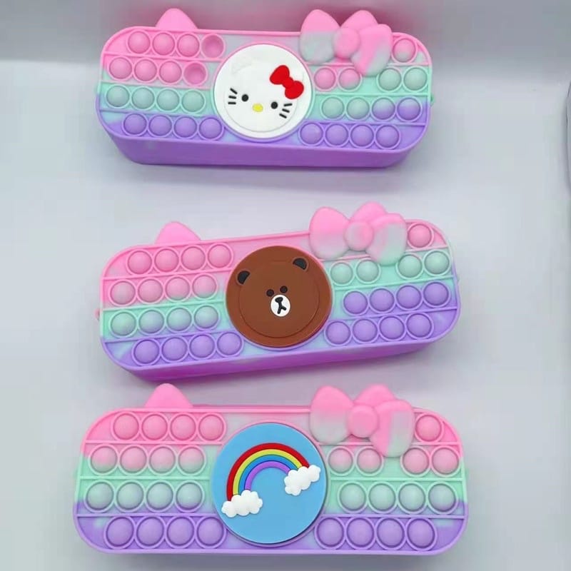 

Kotak Pensil Anak Pop It Depan Belakang