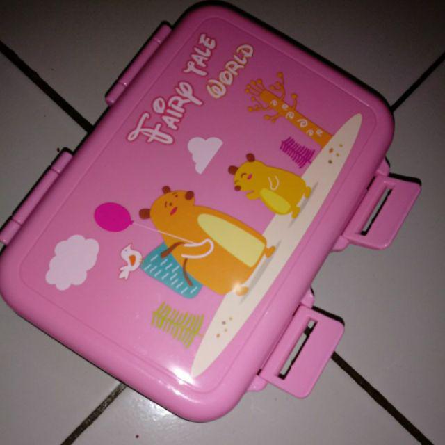 Kotak Makan Lunch Box Yooyee Mini Stainless Steel 3 Sekat 627