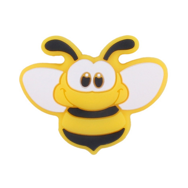 Mary 1pc Mainan Teether Bayi DIY Bentuk Lebah Kartun Bahan Silikon Bebas BPA