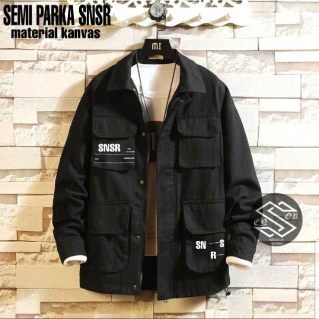 Jaket semi parka snsr