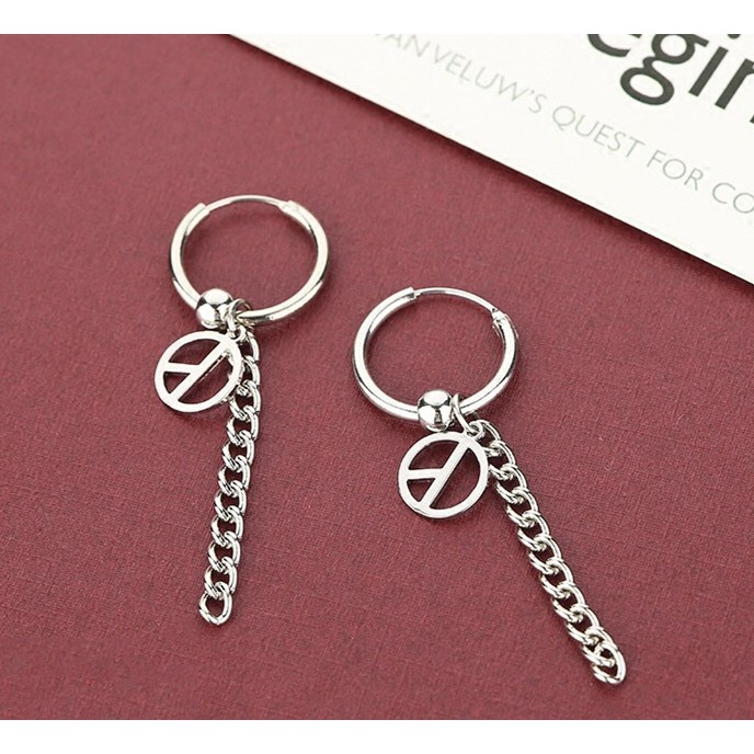 [Bayar Di Tempat]Fashion Personality Earrings G-Dragon The Same Paragraph Chain Earri Subang