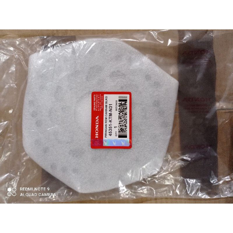 Piringan rem cakram belakang supra x 125