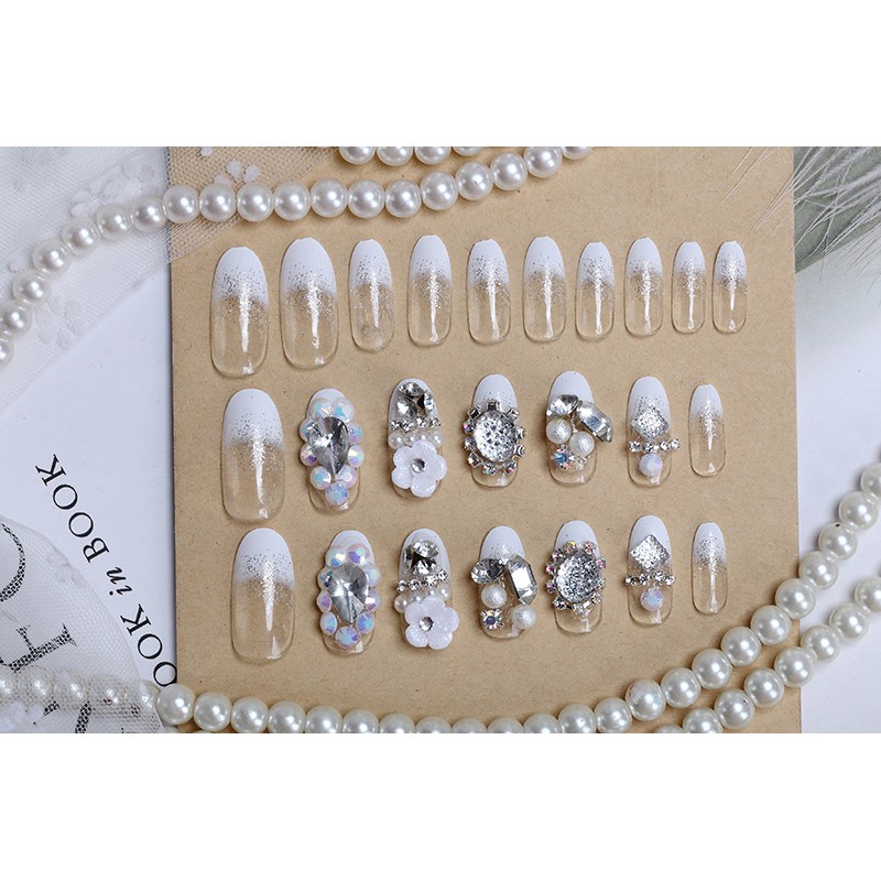 KUKU PALSU FAKE NAILS 3D FOR WEDDING (BOX) KODE GD 11