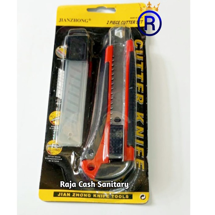 

Promo Cutter Besar 18 Mm / Pisau Cutter + Isi Refill Sale!!!