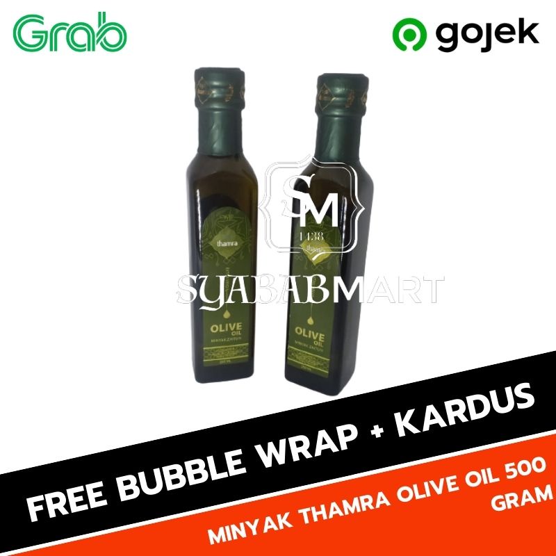 THAMRA Olive Oil Evoo TOP QUALITY 500 ML | IMPORT ASLI TURKI | Minyak Zaitun asli