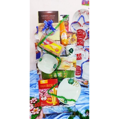 

Parcel set piring rose mix snack