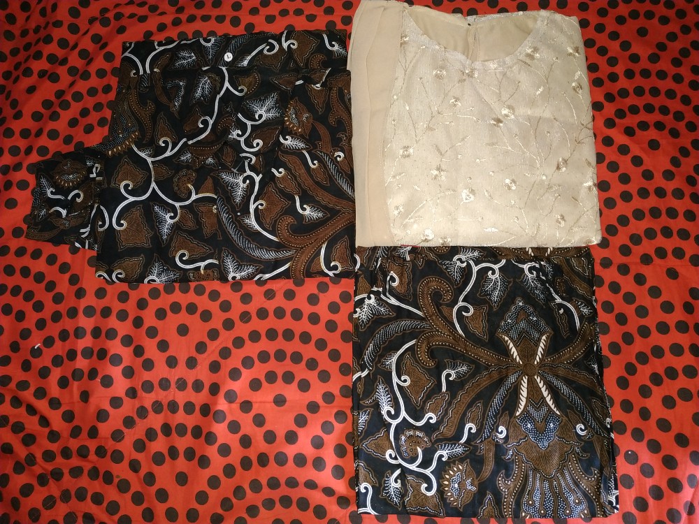 Couple Batik Bruklat 3d //set Couple Amalia Brown // Soegiharto.grosir