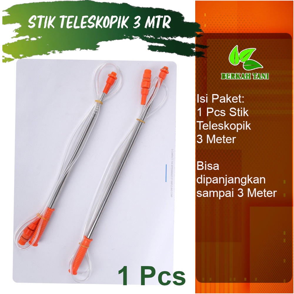Stik Sprayer Panjang 3 Meter Stik Teleskopik 3 Meter Stik Antena 3 Meter