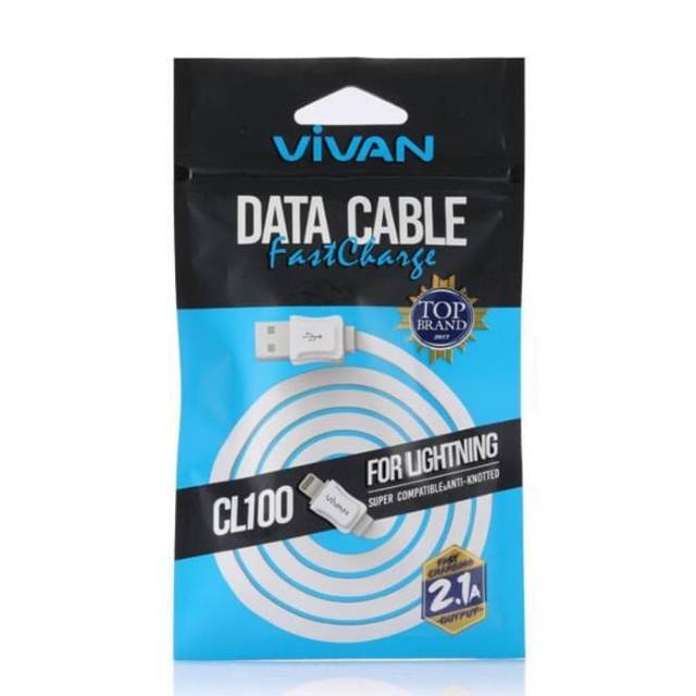 KABEL VIVAN CL100/cable lightning charger kabel data iphone 5/5c/5s/6/6+