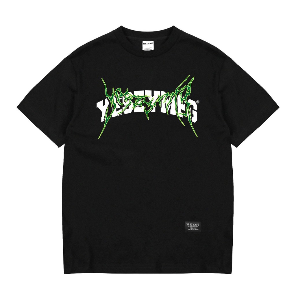 YESZY.MFG Tshirt Black Cyber Storm