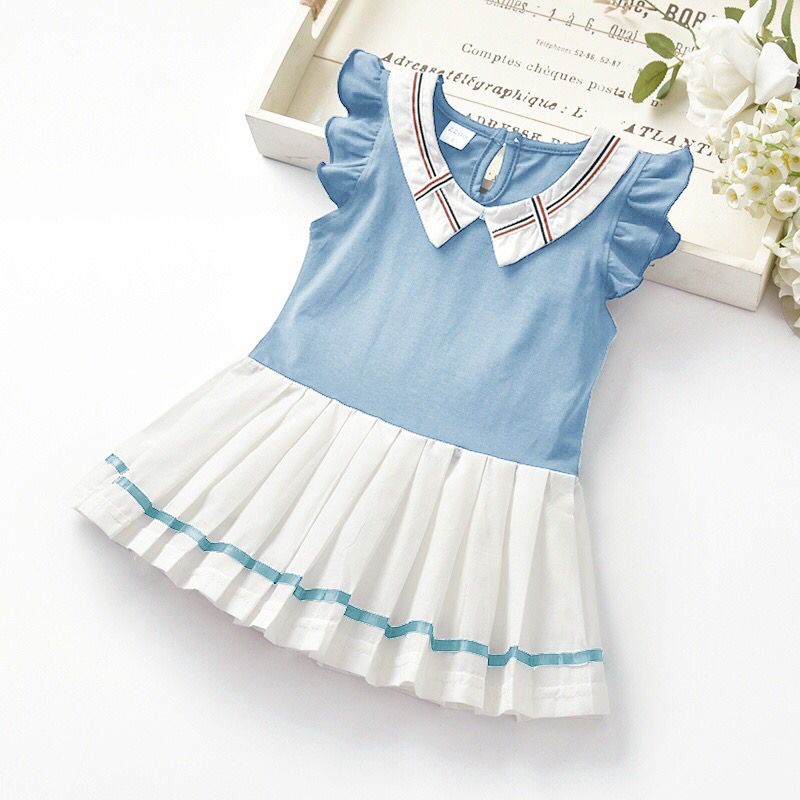 BARU! LIA025 - Dress Korea Bayi 0-3 tahun Perempuan Fashion Terlaris Baju Pesta Pergi Jalan