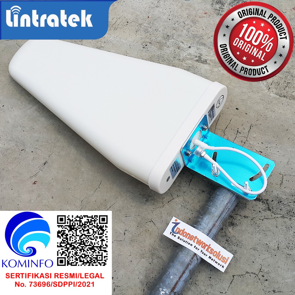 Antena outdoor LOG PERIODIC PERIODIK LPDA untuk ke alat Repeater HIGH GAIN Lintratek ORIGINAL