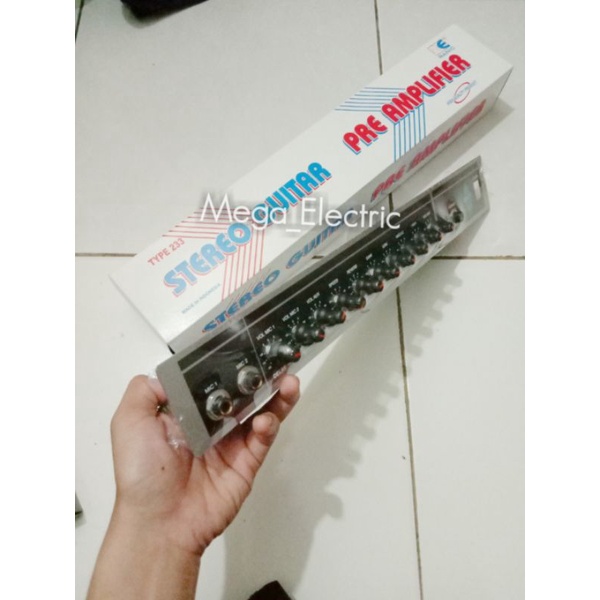 Kit Tone Control Stereo Guitar Gitar Pre Amplifier
