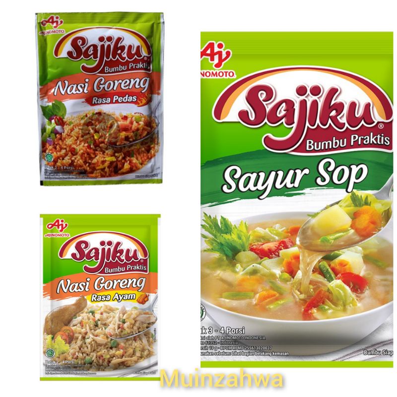 

SAJIKU NASI GORENG /SAJIKU RENCENG 10X20G/SAJIKU SOP