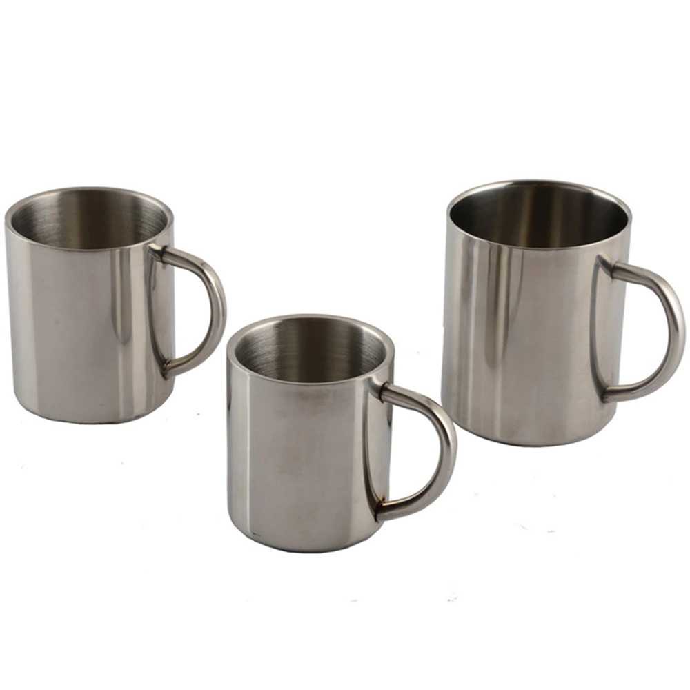 TD-DA Mugumu Gelas Cangkir Minum Stainless 298ml with Handle - MG031