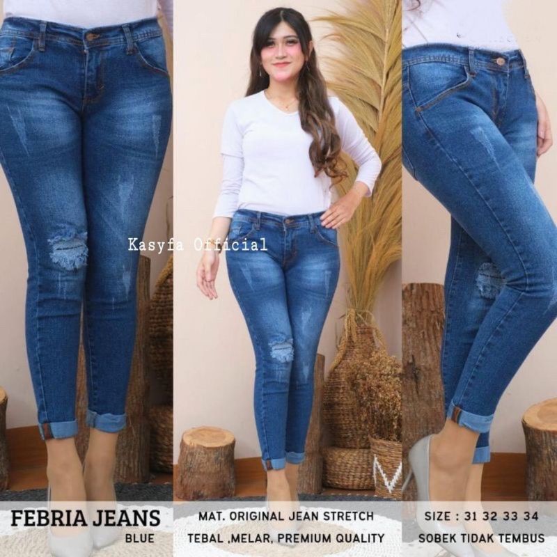 RA_RERE JEANS/CELANA JEANS WANITA/CELANA JEANS RIPPED