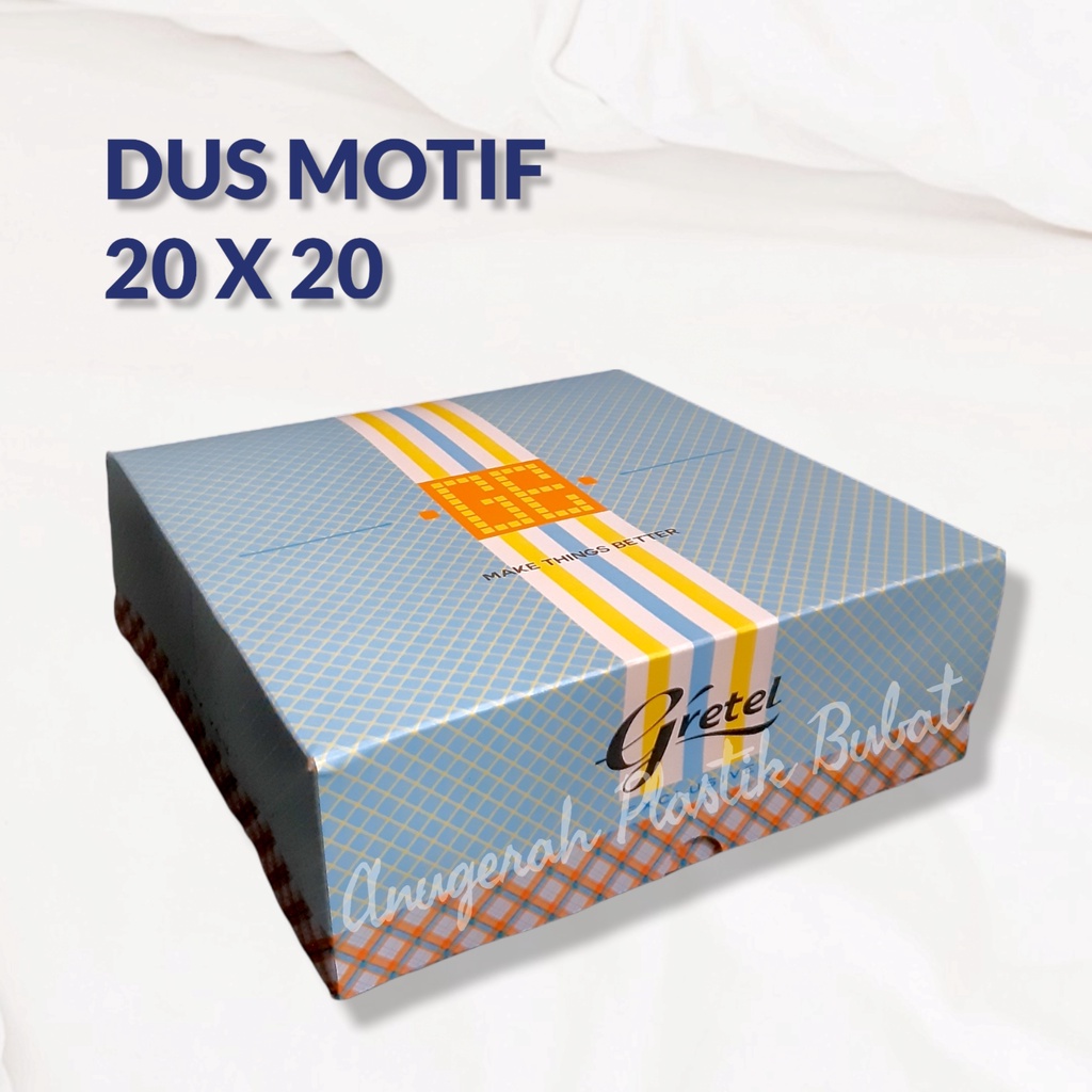 

Dus Nasi Motif Langsung Jadi Uk 20x20x7 Cm Isi 25 Pcs / Dus Nasi Exclusive Gretel