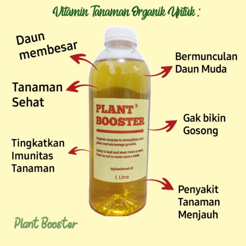 Plant Booster Serum Tanaman Pupuk Tanaman 1 Liter