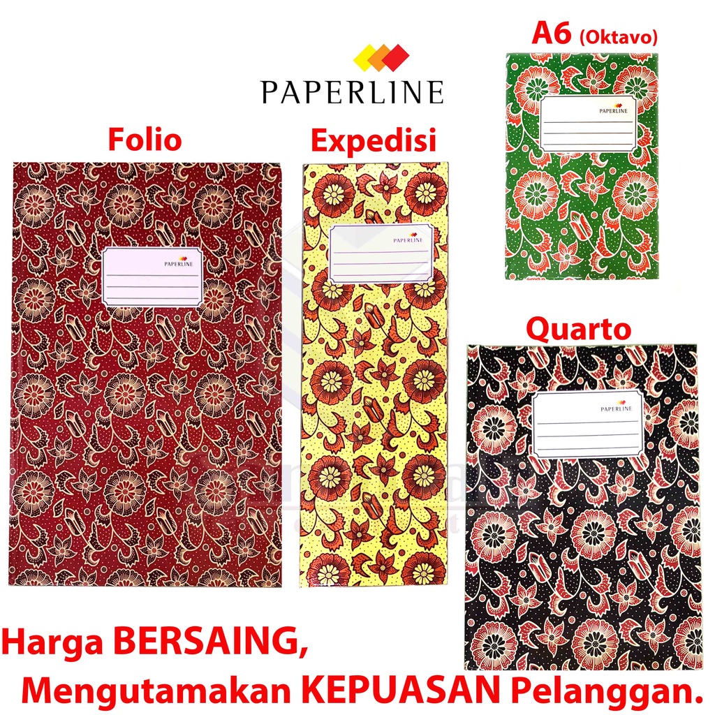 

Buku Hard Cover Paperline Folio isi 200 lembar / Buku Akutansi PPL F4 / Catatan laporan Tebal