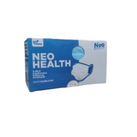 Masker Neo Health 3ply Earloop Isi 50