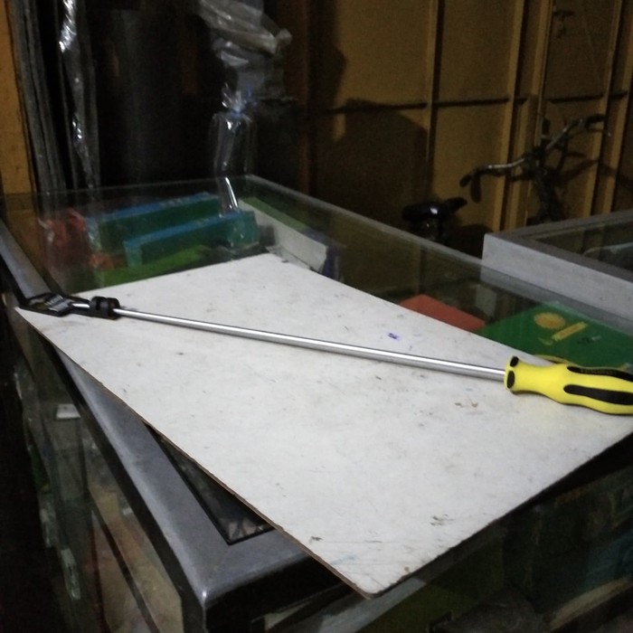 obeng TPR extra  panjang 5 5 x 400 mm ( -) Tekiro  obeng TPR panjang