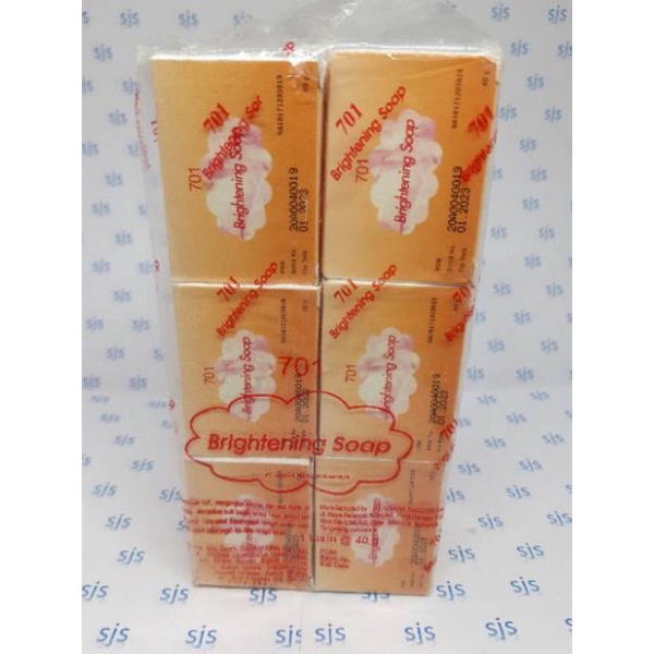 SABUN BATANG OREN 701 BRIGHTENING SOAP ORIGINAL // SABUN MELON 701 ORANGE LUSINAN