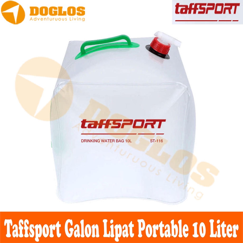 Water Tank Taffsport Lipat Portable 10 Liter Galon Lipat Kantung Air