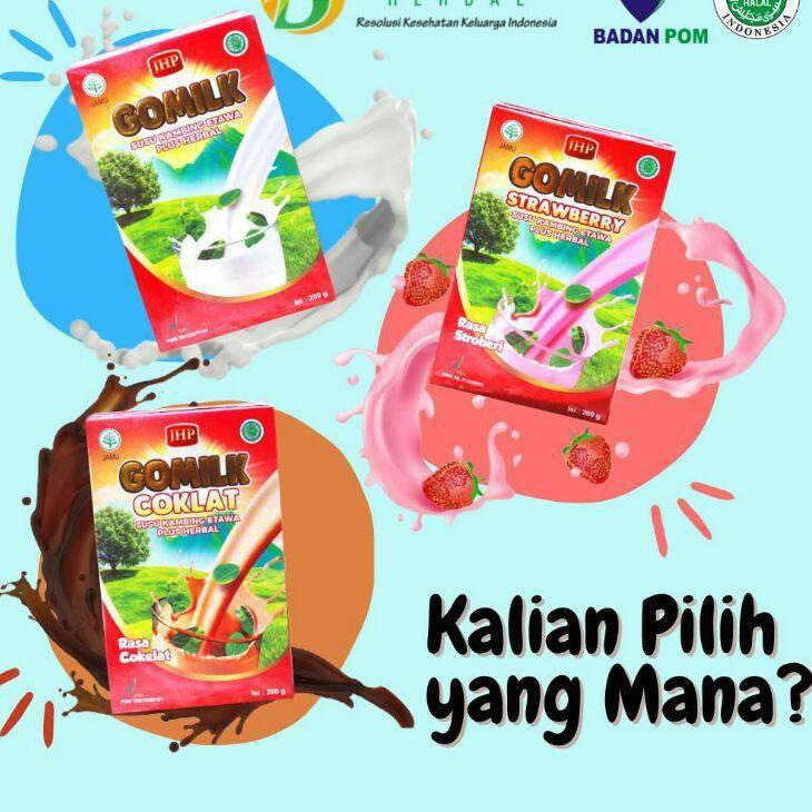 

Terbaik GOMILK susu kambing etawa herbal |Borong|Kualitas nomer 1|Cepat!!!