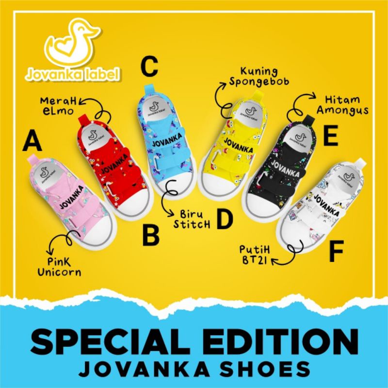 READY  JOVANKA EXCLUSIVE SHOES COLLECTION *SEPATU ANAK SIZE BESAR& KECIL*