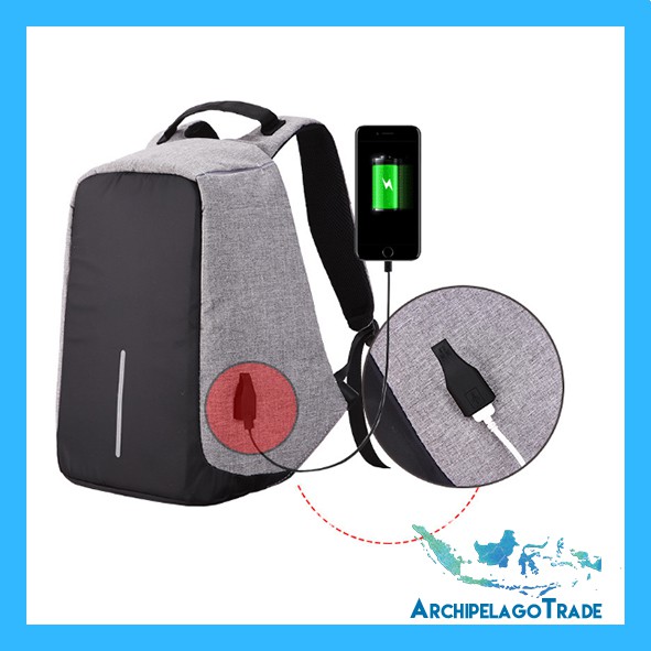 Tas Model XD Design Backpack Anti Theft / Tas Punggung Anti Maling
