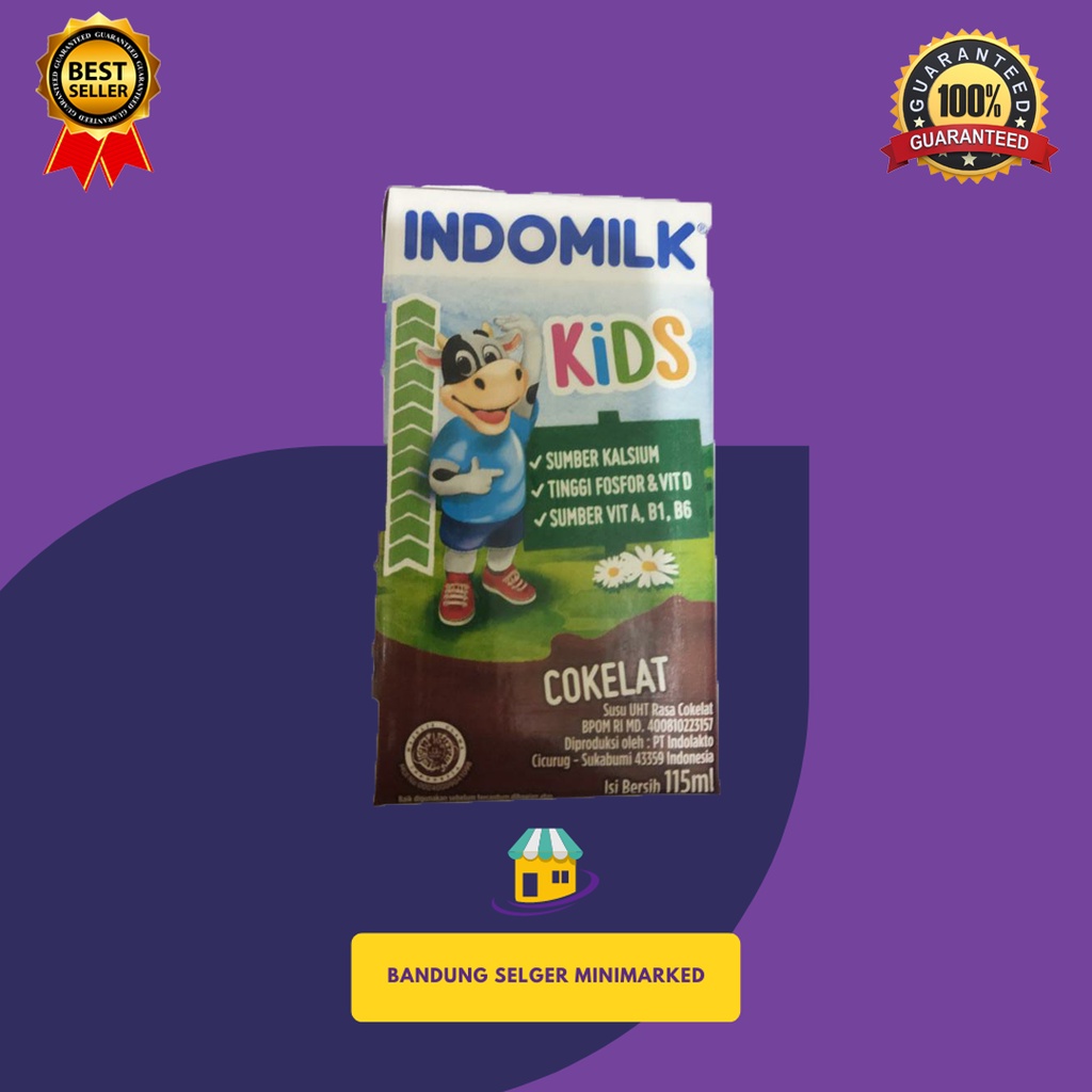 

INDOMILK KIDS SUSU UHT COKELAT 115 ML