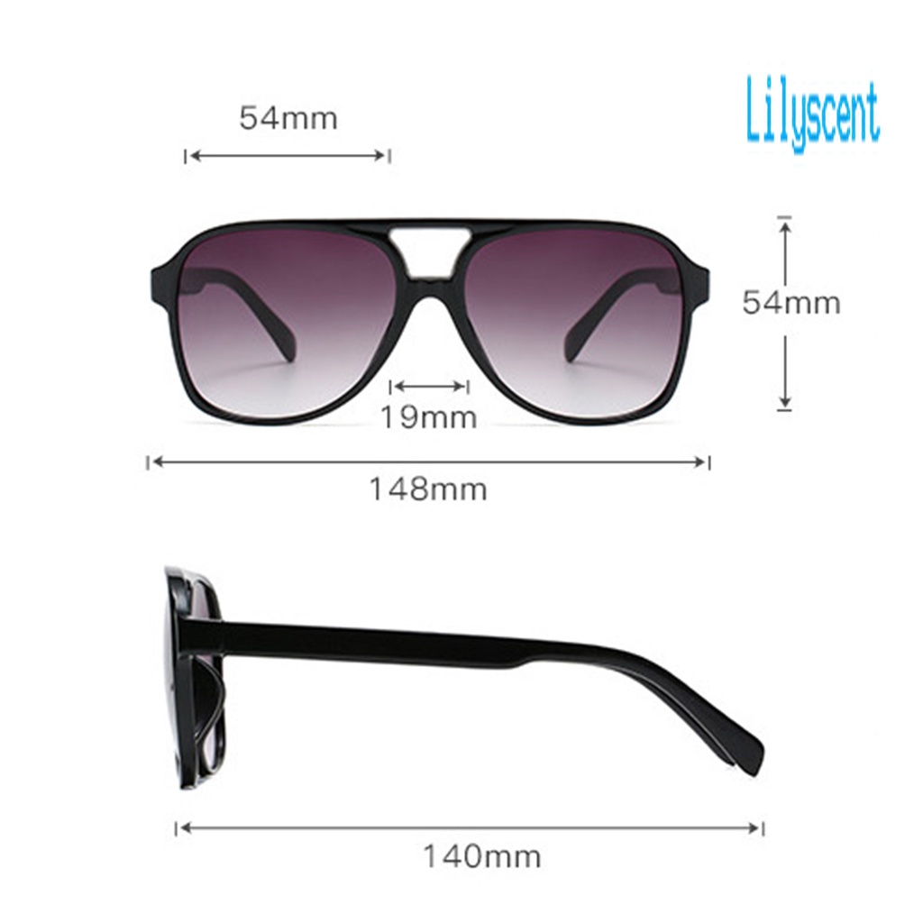 Lily AORON Kacamata Hitam Frame PC Lensa Polarized Anti UV Untuk Pria / Wanita