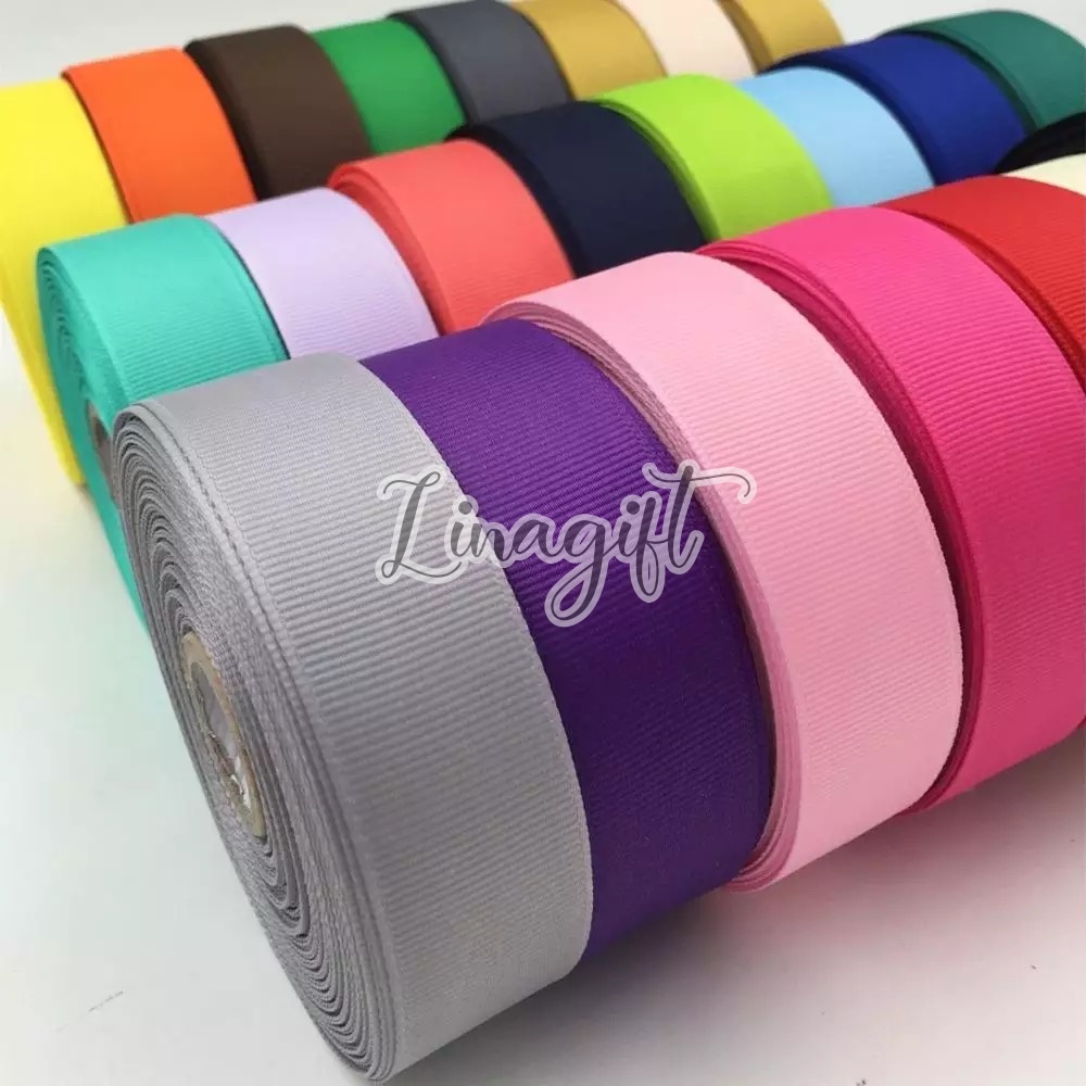 ( 3 Meter ) PITA GROSGRAIN POLOS 1.5 IN ( 4 CM ) - GIFT RIBBON 11/2 INCH GROSSGRAIN HIASAN KADO HAMPERS PARCEL SOUVENIR GOODIE BAG