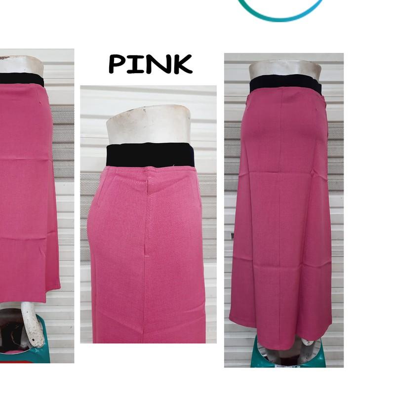 Rok Kerja Model A Full Karet-Rok Wanita-Rok Kantor-Rok Kerja-Rok Kuliah-Rok A 2021