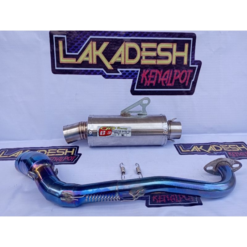 KNALPOT CLD C3 LEHER BLUEMOON (INLET 38/50) BEAT MIO VARIO AEROX SCOOPY NMAX PCX ADV LEXI GENIO DLL