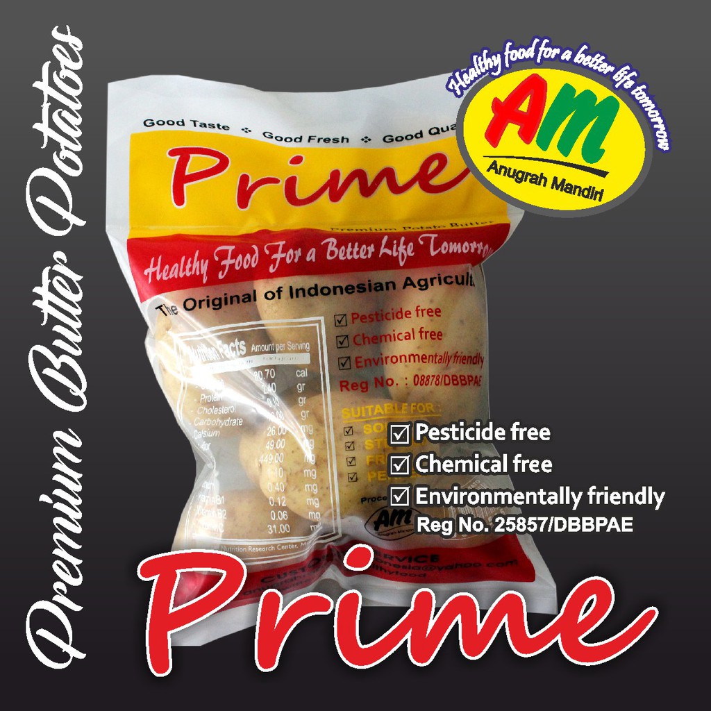 

Kentang Mentega Super - Prime Butter Potato