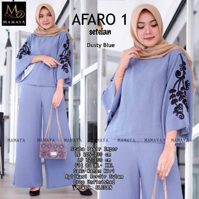 Blouse + Celana Panjang Set Alfaro 1