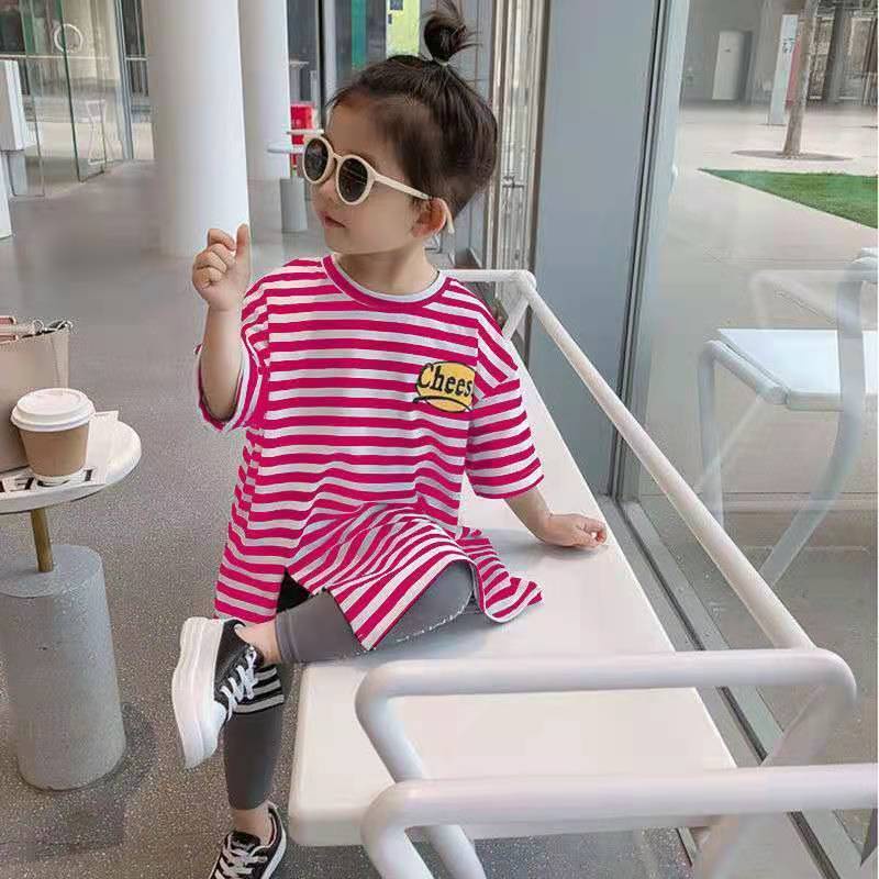 [PRINCESS KESLI] 1-9 Tahun Kaos Katun Anak Perempuan premium import/Perempuan Gaun Lengan Pendek/kaos dress anak cewek/baju anak perempuan